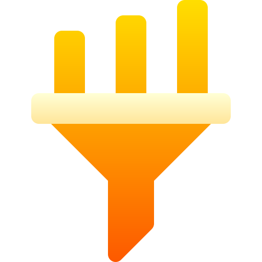 Funnel Basic Gradient Gradient icon