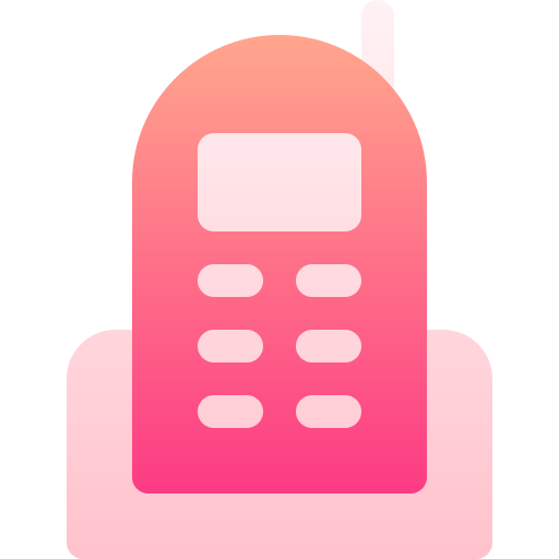 vaste telefoon Basic Gradient Gradient icoon