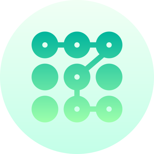patrón Basic Gradient Circular icono
