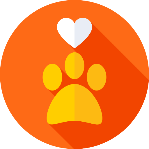 Animal care Flat Circular Flat icon