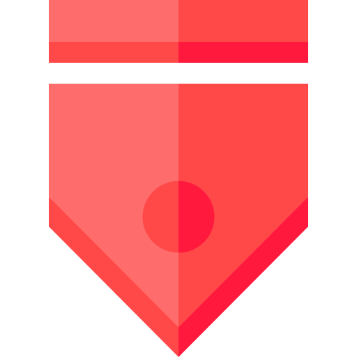 chevron Basic Straight Flat icon