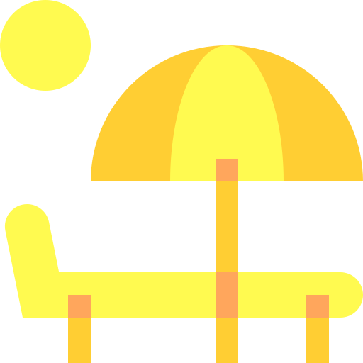 해변 의자 Basic Sheer Flat icon