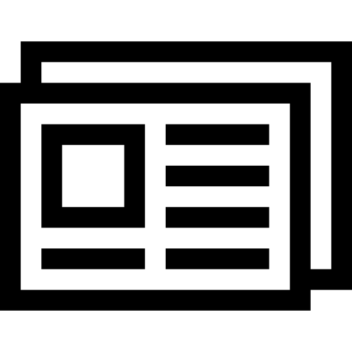 cartolina Basic Straight Lineal icona