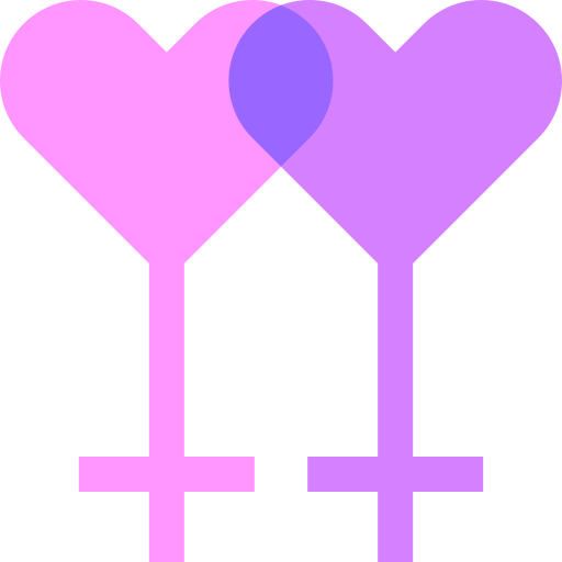 lesbijka Basic Sheer Flat ikona