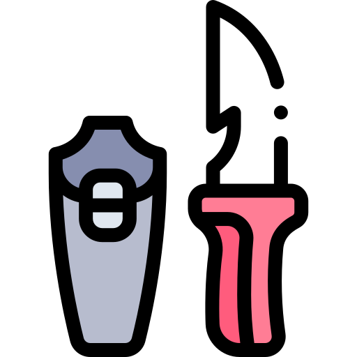 couteau de plongée Detailed Rounded Lineal color Icône