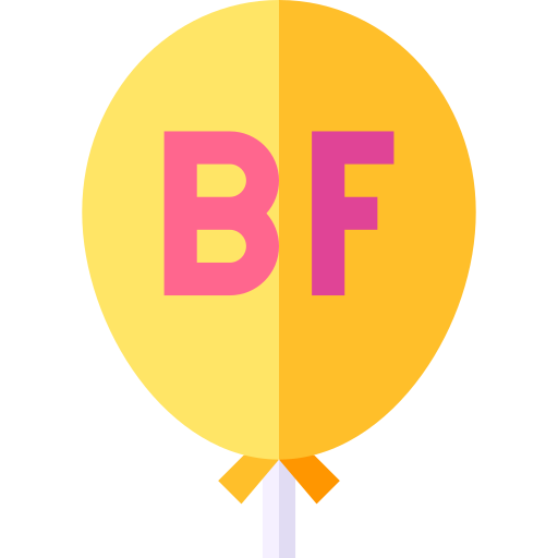 풍선 Basic Straight Flat icon