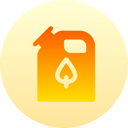 biotreibstoff Basic Gradient Circular icon