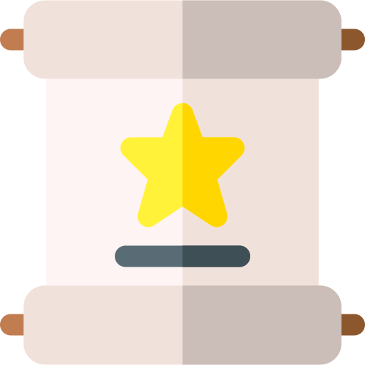pergamino Basic Rounded Flat icono