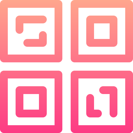 qr code Basic Gradient Lineal color icona