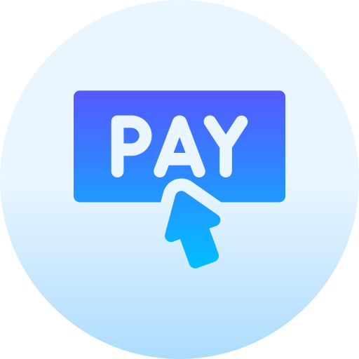 Pay Basic Gradient Circular icon