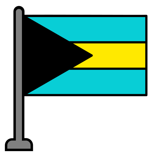 バハマ Generic Outline Color icon