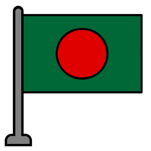 bangladesh Generic Outline Color Icône