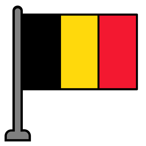 belgië Generic Outline Color icoon