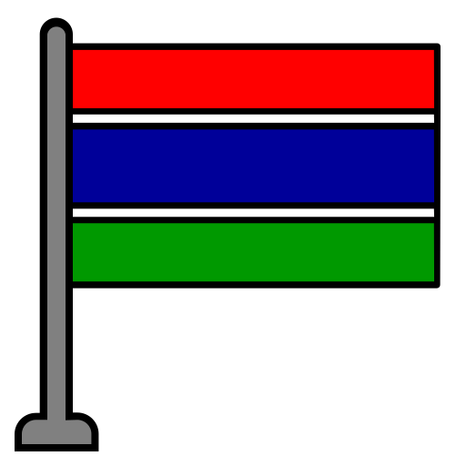 gambia Generic Outline Color icoon