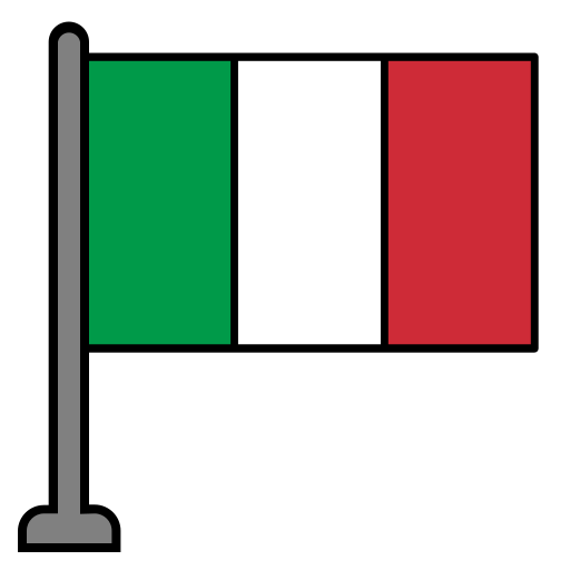 イタリア Generic Outline Color icon