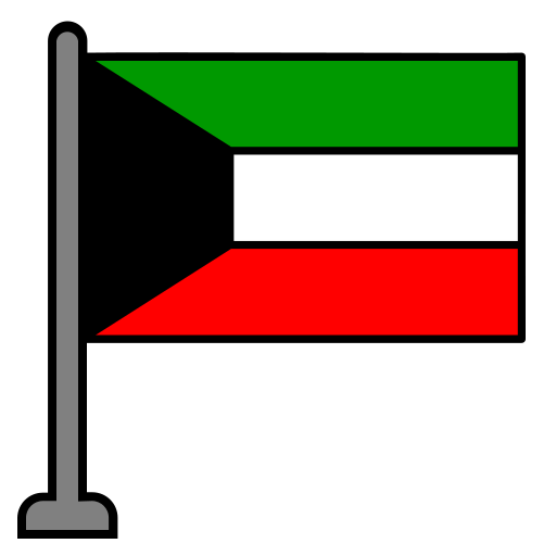 kuwait Generic Outline Color icon