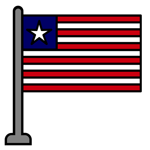 Либерия Generic Outline Color иконка