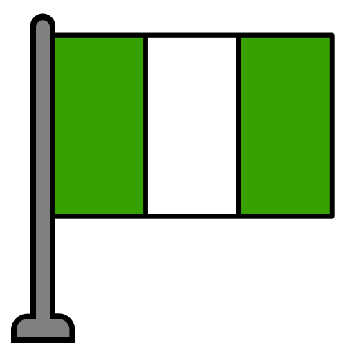 nigeria Generic Outline Color icona