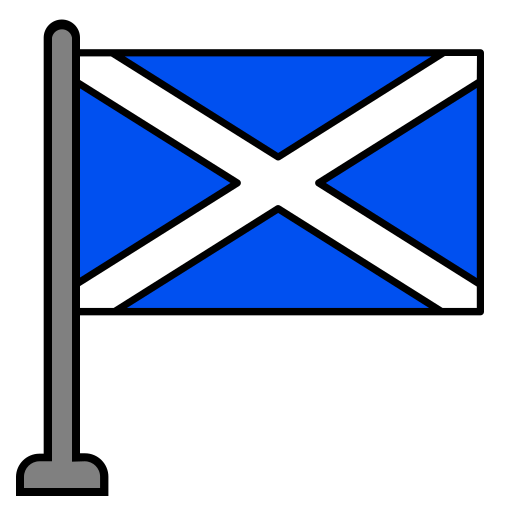 Шотландия Generic Outline Color иконка