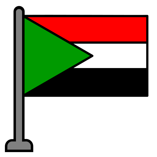 sudán Generic Outline Color icono
