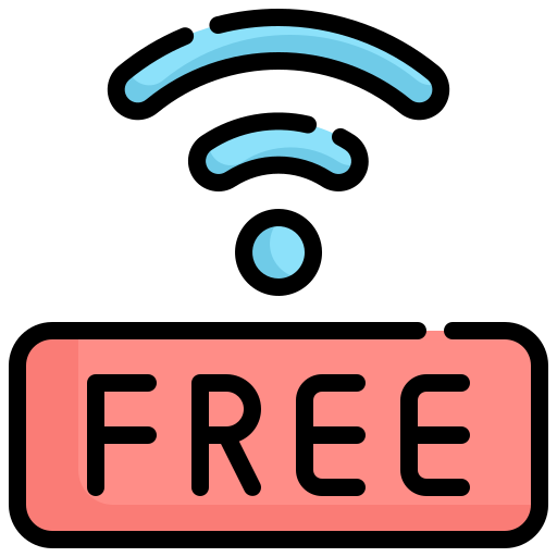 Free wifi Generic Outline Color icon