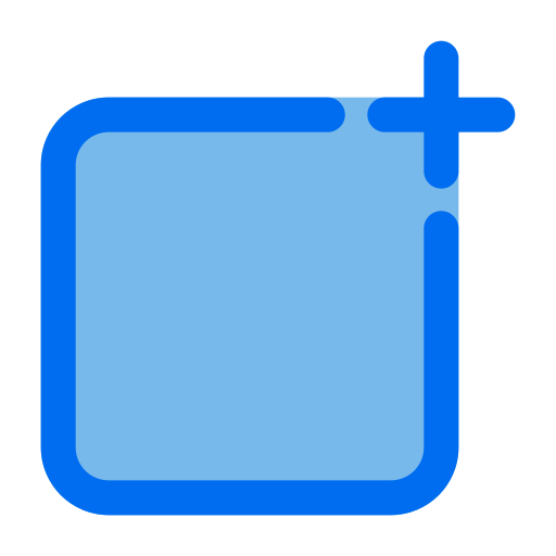 New tab Generic Blue icon
