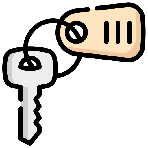 Room key Generic Outline Color icon