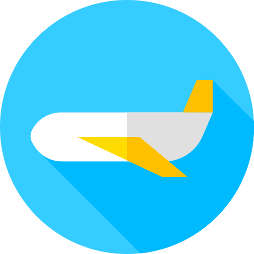 Самолет Flat Circular Flat иконка