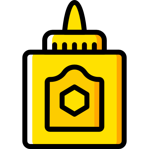 のり Basic Miscellany Yellow icon