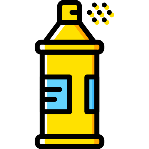 Paint spray Basic Miscellany Yellow icon