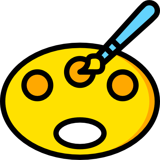 페인트 팔레트 Basic Miscellany Yellow icon