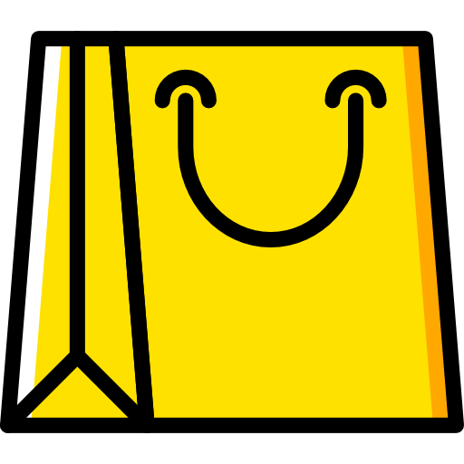 torba na zakupy Basic Miscellany Yellow ikona