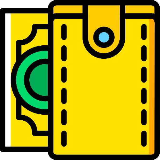 Wallet Basic Miscellany Yellow icon