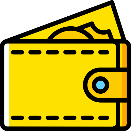 Wallet Basic Miscellany Yellow icon