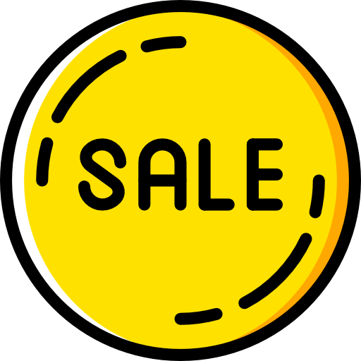 Sale Basic Miscellany Yellow icon