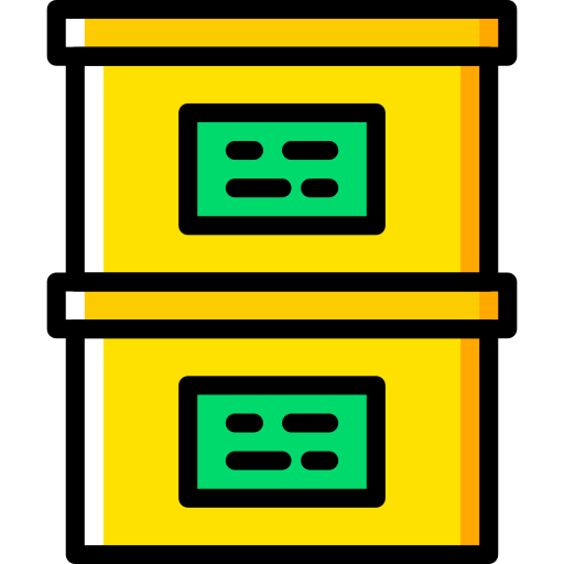 상자 Basic Miscellany Yellow icon