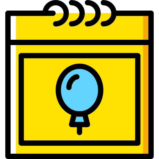 カレンダー Basic Miscellany Yellow icon