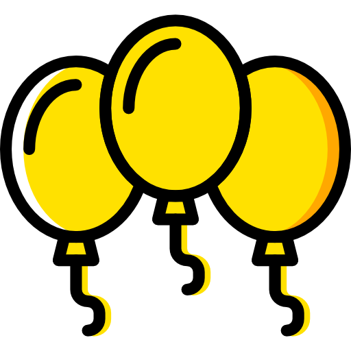 balões Basic Miscellany Yellow Ícone