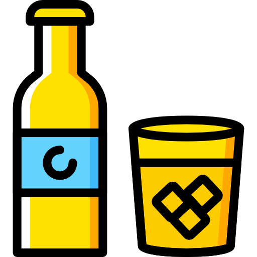 Whiskey Basic Miscellany Yellow icon
