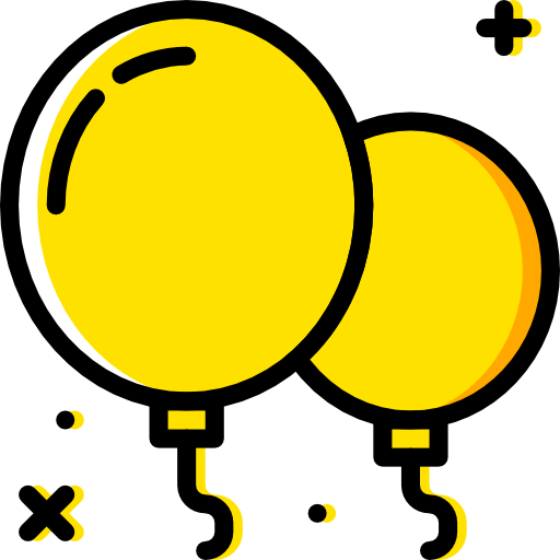 des ballons Basic Miscellany Yellow Icône