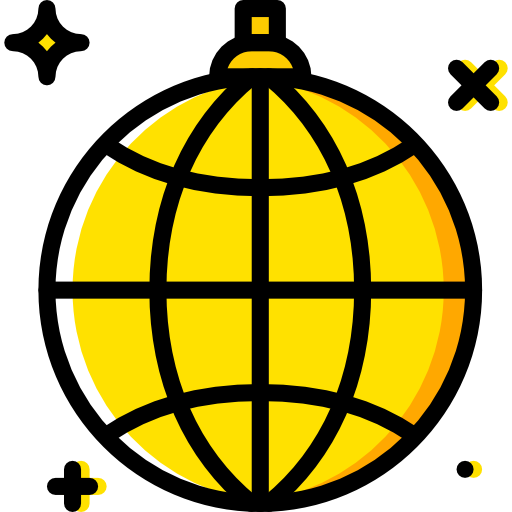 palla a specchio Basic Miscellany Yellow icona