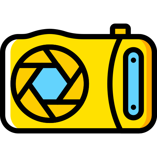 fotocamera Basic Miscellany Yellow icoon