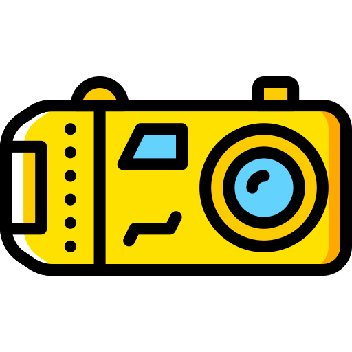 fotocamera Basic Miscellany Yellow icoon