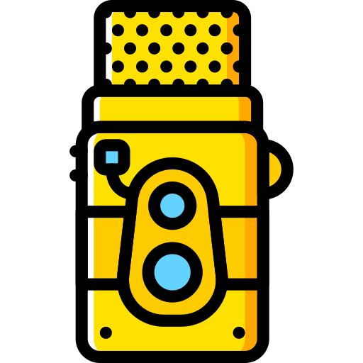 fotocamera Basic Miscellany Yellow icona