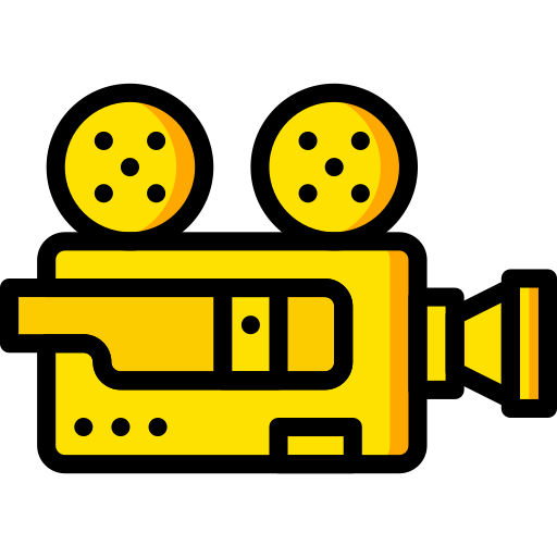 kamera wideo Basic Miscellany Yellow ikona