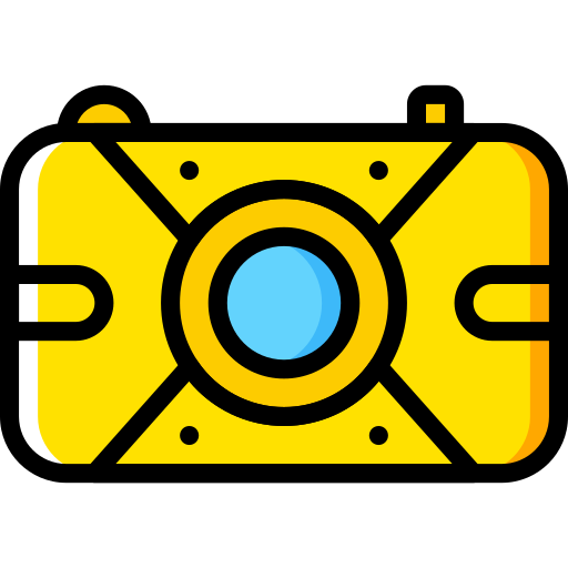 fotocamera Basic Miscellany Yellow icona