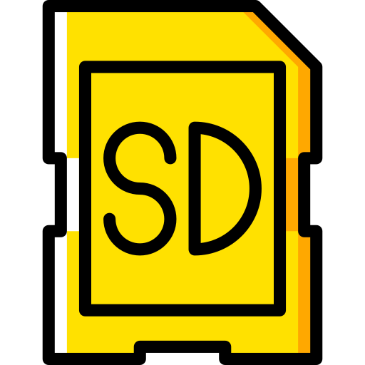 sdカード Basic Miscellany Yellow icon