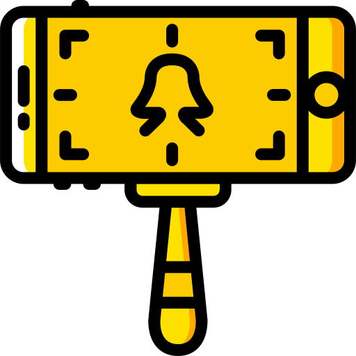 kij do selfie Basic Miscellany Yellow ikona