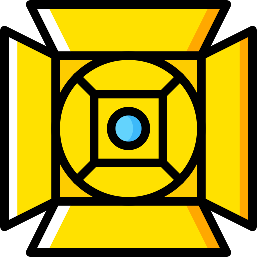 schijnwerper Basic Miscellany Yellow icoon