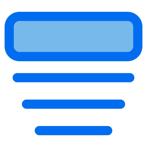 Slide Generic Blue icon